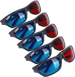 Lunettes 3d anaglyphes mmj kl km5 rouge et bleu pour jeux