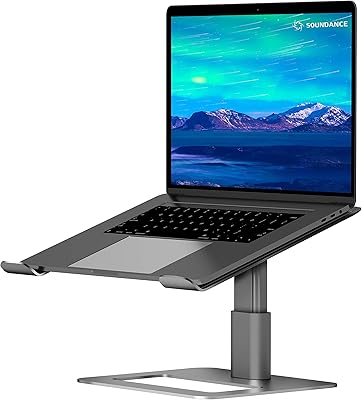 Support réglable pour ordinateur portable sounddance pour bureau, support pour ordinateur portable, support