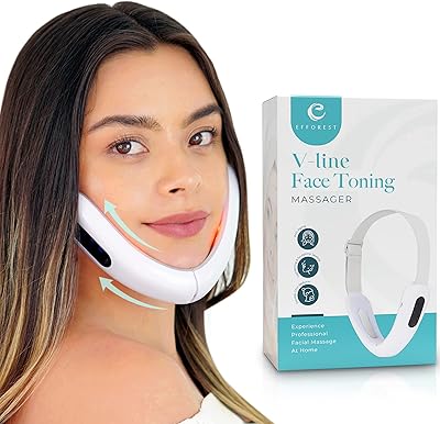 Masseur facial électrique en forme de v eforest | appareil de beauté du