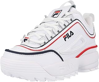 Baskets blanches unisexes fila disruptor ii pour enfant