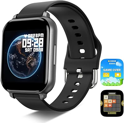 Montre intelligente de sport à écran tactile de 1,55 pouces, étanche ip67, montre