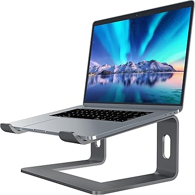 Support d'ordinateur portable en aluminium sounddance pour ordinateur de bureau compatible avec mac