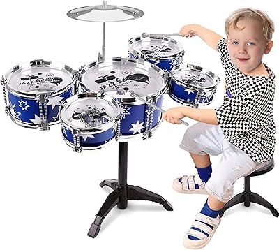 Coolbaby ensemble de batterie pour enfants kit de batterie de jazz ensemble