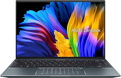 Ordinateur portable asus zenbook 14x oled avec écran 14 pouces 2,8k 16:10, processeur