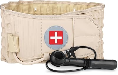 Ceinture de décompression dorsale gonflable, ceinture de décompression lombaire avec soulagement de la douleur,
