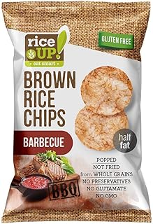 Croustilles de riz au riz avec barbecue, 60 grammes, un paquet