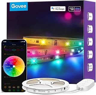 Lumière led rvbic jovi 10 m compatible avec alexa et google