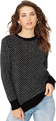 Pull à col rond uni trendyol pour femme (pack de 1), noir, l