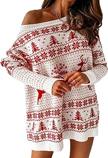 Pull d'hiver à manches longues pour femme pull de noël à manches longues