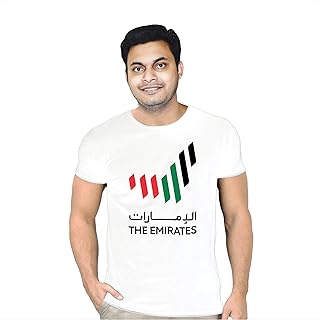 Fmstyles - t-shirt avec logo national emirates - fms637 - blanc xl