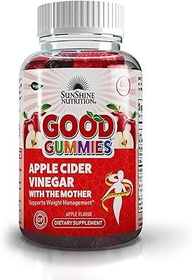 Sunshine nutrition good gummies vigne de cidre de pomme années 60