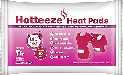 Coussins chauffants autocollants écologiques hotzi pour soulager la douleur sans odeur
