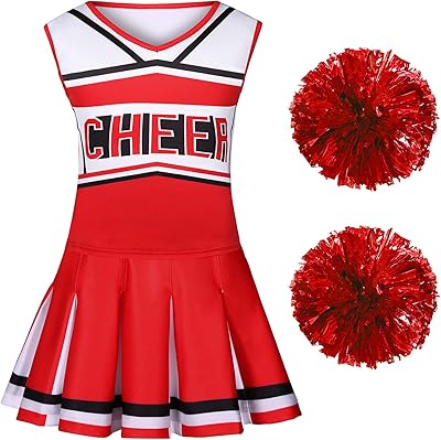 Costume de pom-pom girl sicypoty pour filles costume de pom-pom girl de sport d'halloween 3-10 ans. Diaytar : Vivez l'expérience du shopping malin
