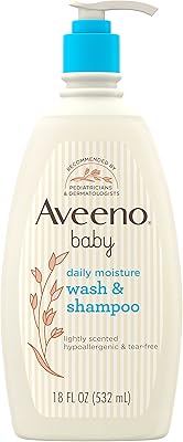 Aveeno baby nettoyant et shampoing doux à l'avoine naturelle, sans larmes et légèrement parfumé, 47 ml. La marketplace qui fait du bien à votre budget : Diaytar