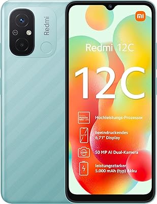 Xiaomi redmi 12c dual sim 128 go rom 4 de ram