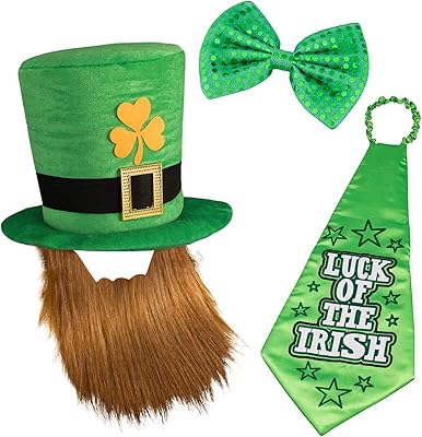 L'ensemble de costumes de wallen st. patrick comprend un chapeau de lutin