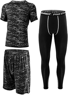 Ensembles de compression de course à pied, vêtements de sport pour hommes, lot
