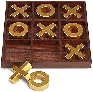 Jeu de société dubkart tic tac toe, jeu d'échecs éducatif classique en bois