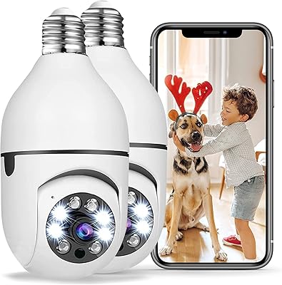 Caméras de sécurité extérieures sans fil à 360 degrés wifi 24 ghz