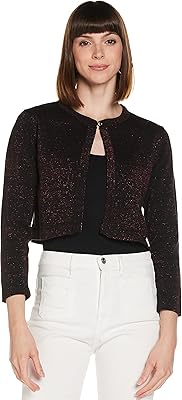 Veste boléro décontractée en coton léger pour femme avec coupe régulière et couleur