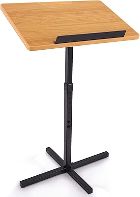 Support de podium portable avec hauteur réglable, conception stable pour enseignant, conférences