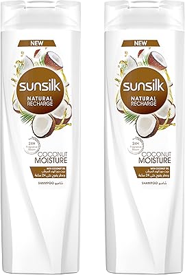 Shampooing hydratant sunsilk à la noix de coco, 400 ml, lot de 2
