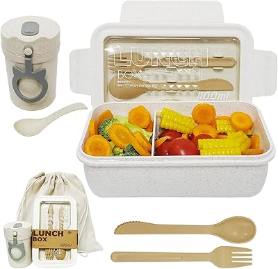 Ensemble de boîtes à déjeuner bento pour enfants et adultes contenants. Commandez en toute confiance sur Diaytar, votre marketplace de confiance