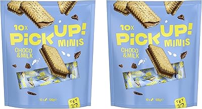 Bahlsen pickup! minis biscuits au chocolat au lait - beurre croquant fourré à