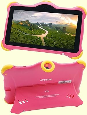 Tablette android wifi htc kt8 pour enfants, tablette intelligente de 8 pouces