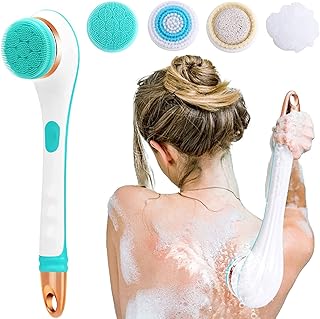 Ensemble de brosses électriques pour le corps brosse de douche étanche à 2