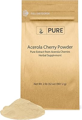 Ingrédients originaux purs en poudre de cerise acérola (2 lb) sans ogm