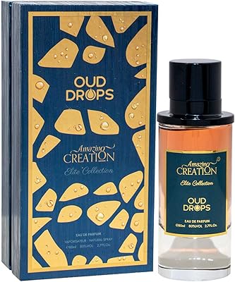 Amazing creation oud drops eau de parfum pour unisexe, 80 ml