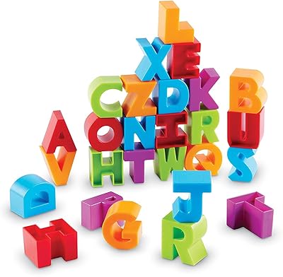 Ressources d'apprentissage blocs de lettres de 36 pièces