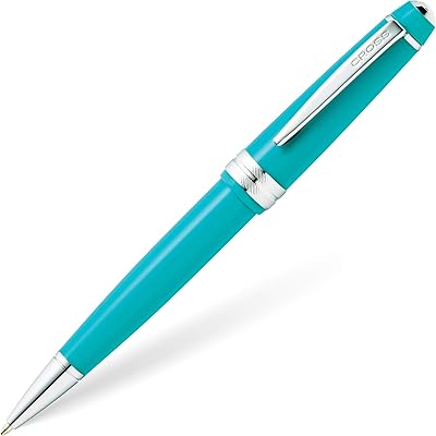 Stylo à bille léger rechargeable en résine polie cross bailey, stylo à bille moyen, avec coffret cadeau de luxe - bleu sarcelle. Diaytar Sénégal : Le choix, la qualité, l'économie réunis