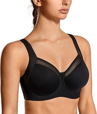 Soutien-gorge de sport à dos croisé pour entraînement à fort impact pour femmes