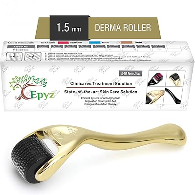 Outil de beauté ibiz derma roller avec 540 aiguilles pour le traitement