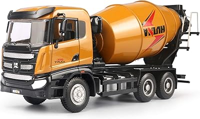 Jouet de camion malaxeur de ciment en métal moulé sous pression à l'échelle