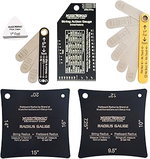 Ensemble d'outils de mesure de guitare 6 pièces music nomad precision - plus