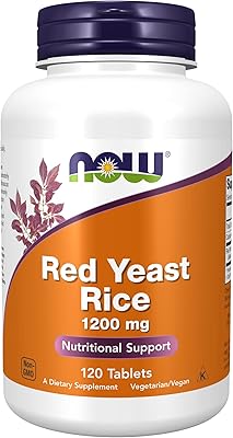Compléments alimentaires, levure de riz rouge (monascus purpureus) 1200 mg, soutien nutritionnel, 120