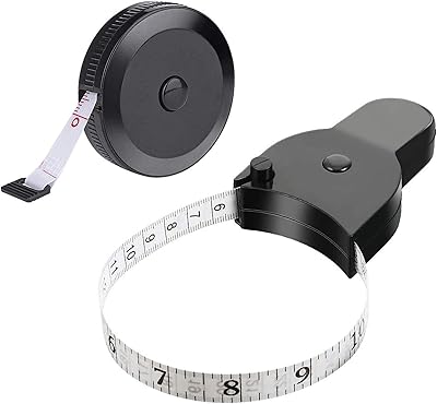 2 pièces ruban à mesurer rétractable, ruban à mesurer rétractable pour la couture