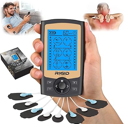 Unité de stimulation musculaire tens ems rigide, 24 modes de massage musculaire