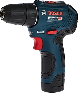 Perceuse électrique sans fil bosch gsr professional 12v-30 brf 2 x 2a