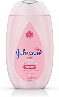 Lotion hydratante johnson's baby pink à l'huile de noix de coco, hypoallergénique, 10,2