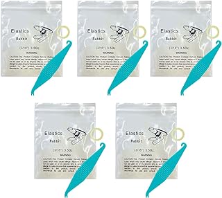 3/16" élastiques élastiques orthodontiques, paquet de 500 tresses de cheveux moyennes de 3,5