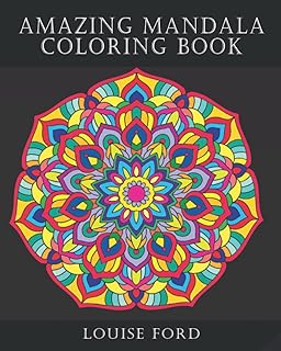 Livre de coloriage incroyable de mandalas : 40 magnifiques pages de coloriage