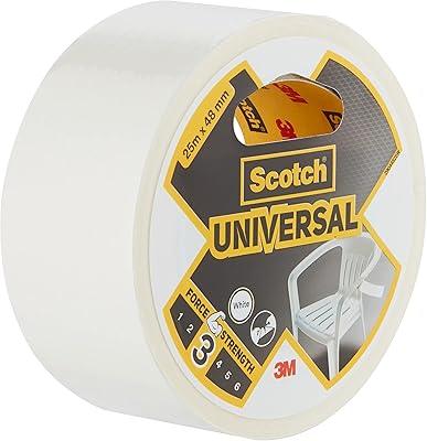Ruban de masquage universel haute performance scotchdetect blanc 25 m x