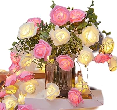 Bande lumineuse en forme de fleur de rose ori-panda 6 mètres 19,6 pieds