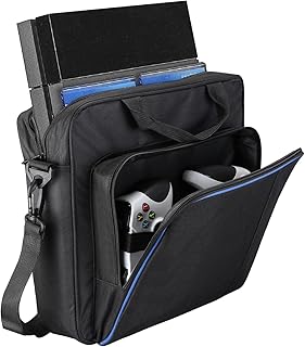Sac de voyage playstation 4 - sac à bandoulière tecenter compatible avec manette