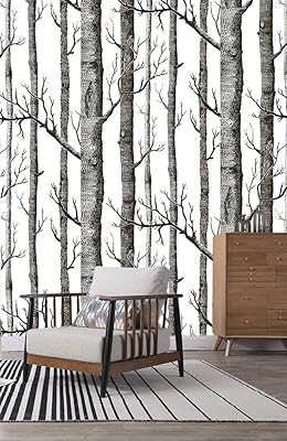Jl house papier peint imperméable à motif de branche d'arbre 1084-3, papier peint