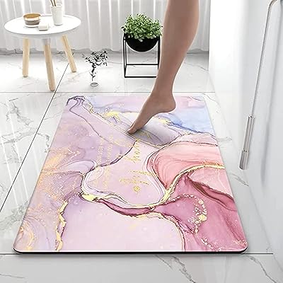 Tapis de bain bolasie, tapis de sol super absorbant, tapis de pied à